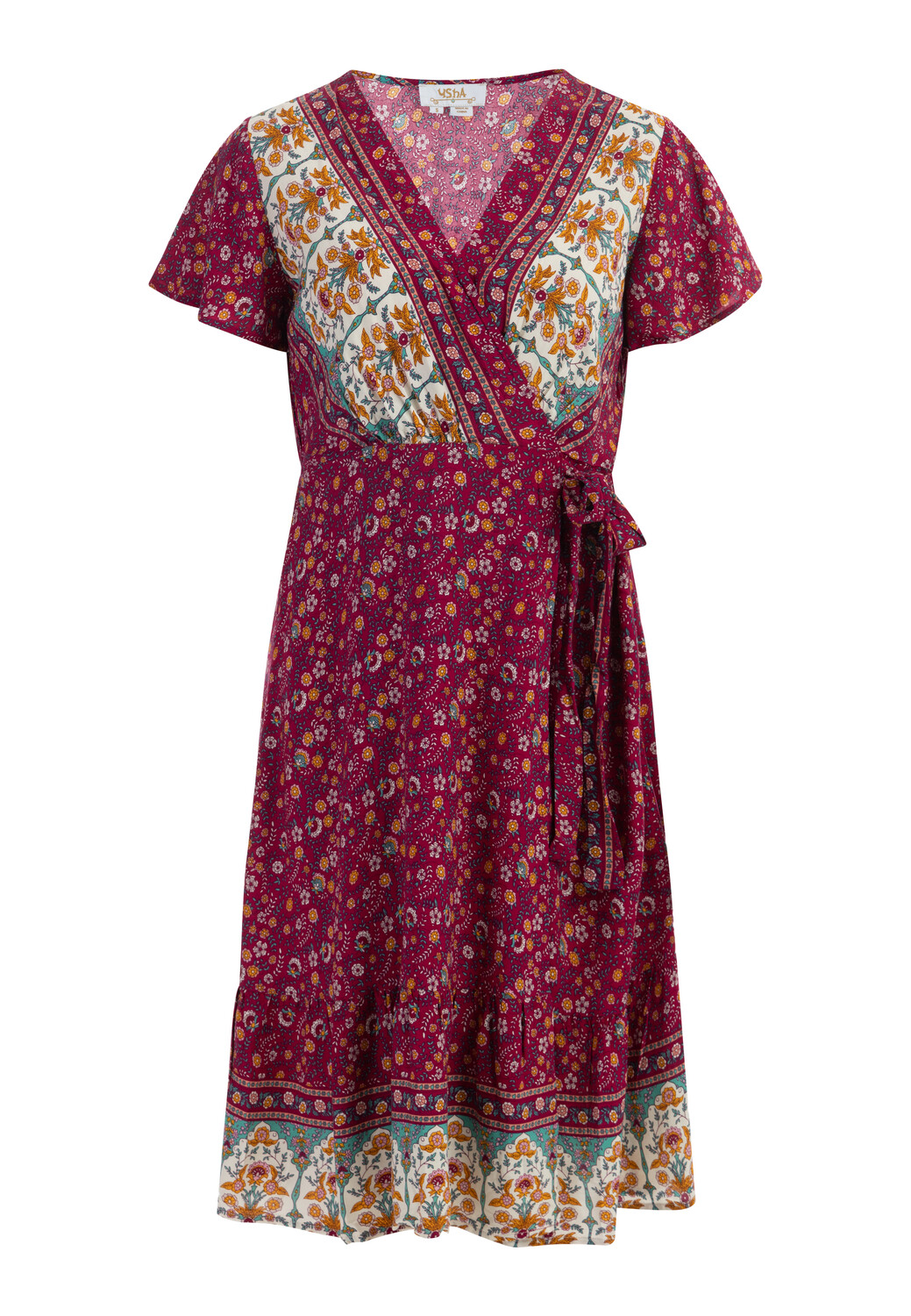 

Платье usha FESTIVAL Sommer, цвет Beere Pink Mehrfarbig