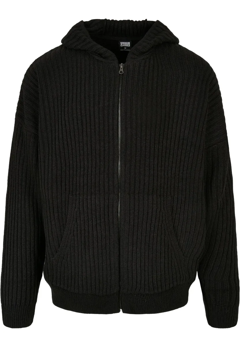 

Толстовка с капюшоном URBAN CLASSICS " Urban Classics Men's Knitted Zip Hoody", черный