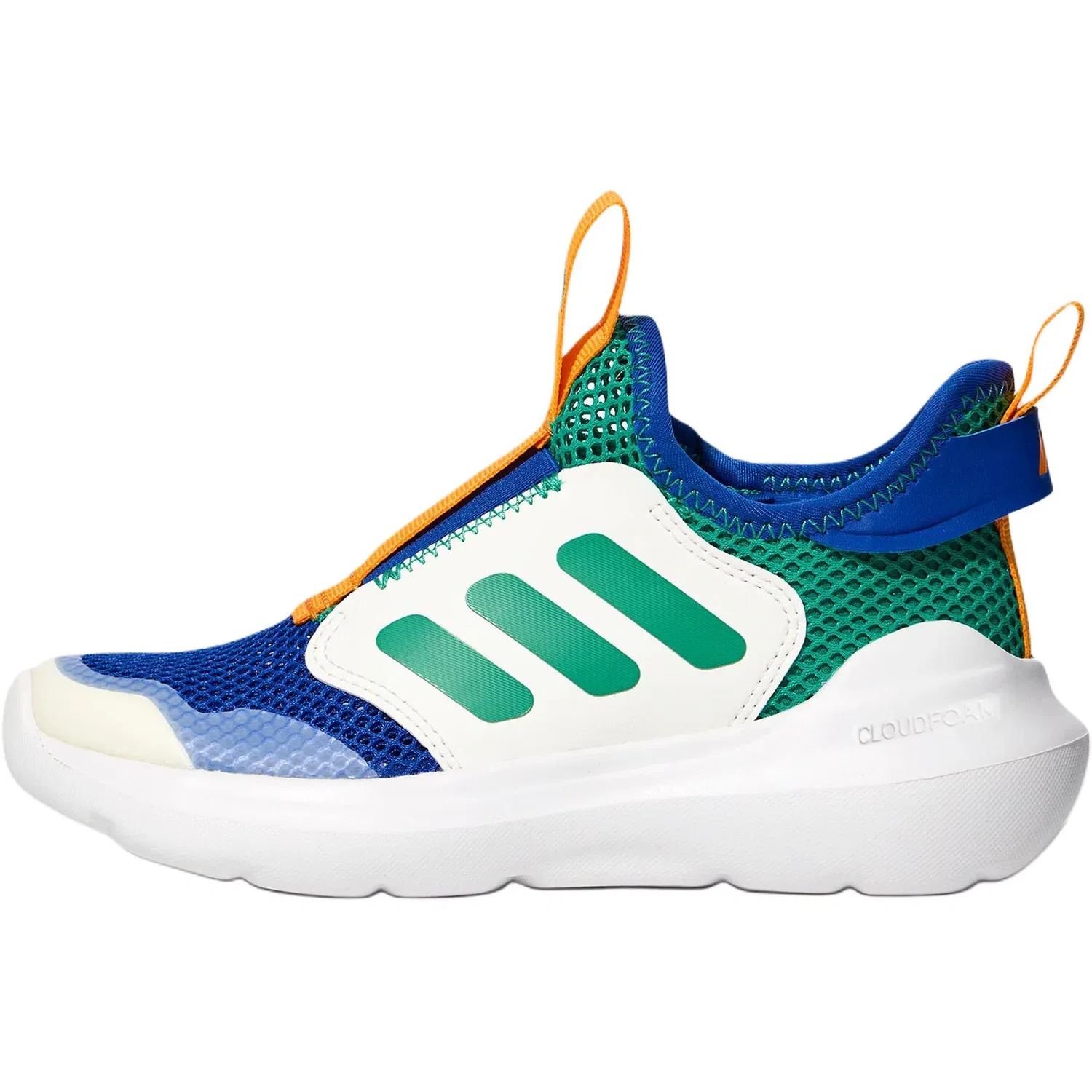 Детские кроссовки для бега Adidas Tensaur синие/зеленые/белые