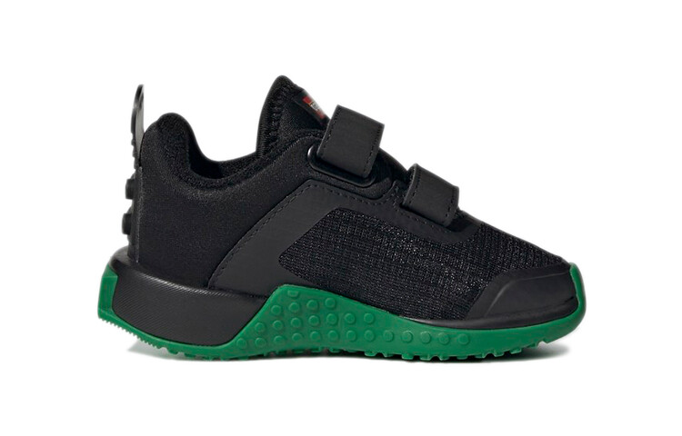 Детские кроссовки Lego X Sport Pro TD Low-top, черные/зеленые/желтые Adidas — фото 2