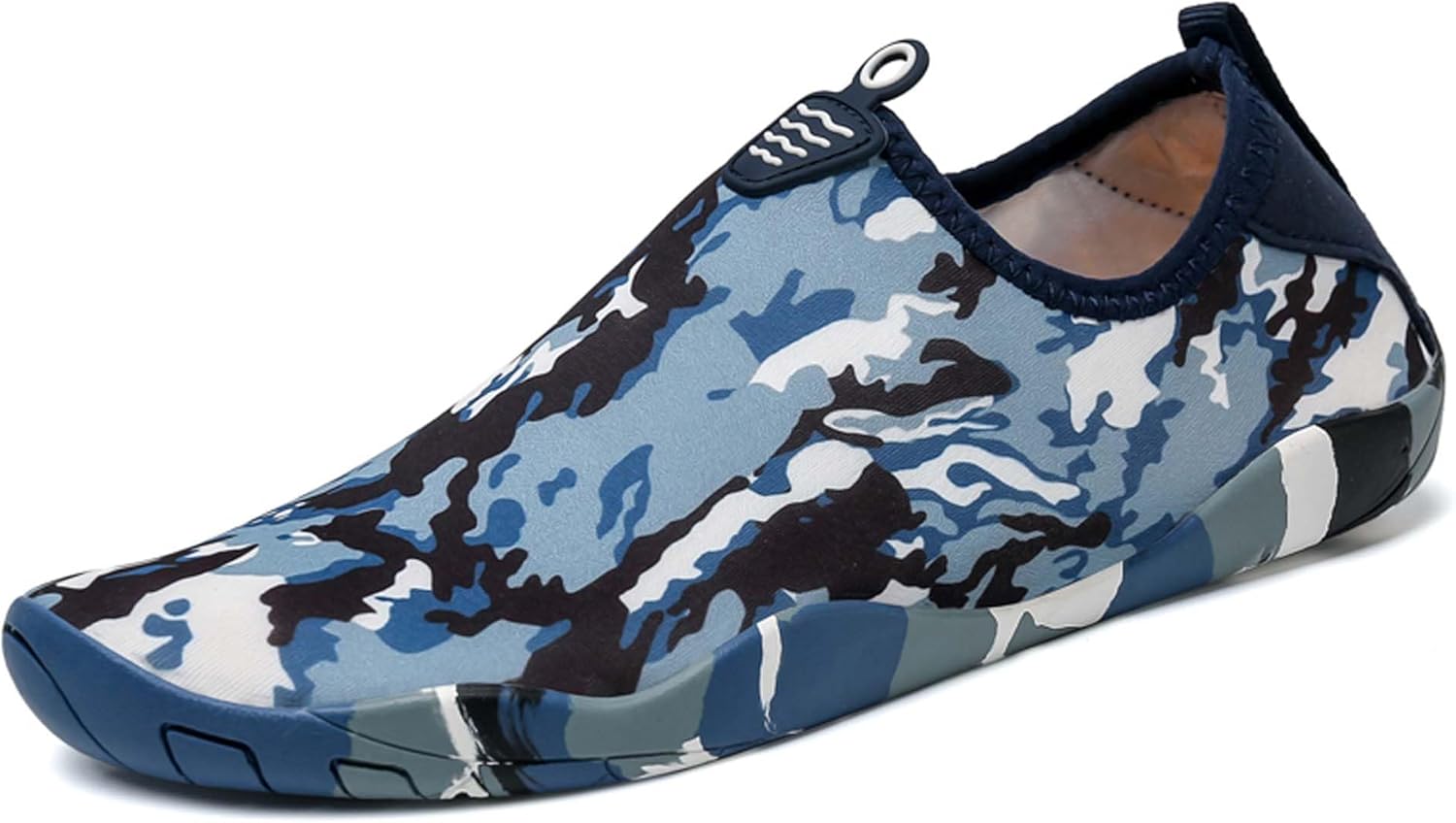 

Мужские и женские водонепроницаемые туфли для ходьбы, противоскользящие, быстросохнущие, для пляжа и плавания, для тренировок, фитнеса, спорта, тяжелой атлетики, многофункциональные Generic, синий