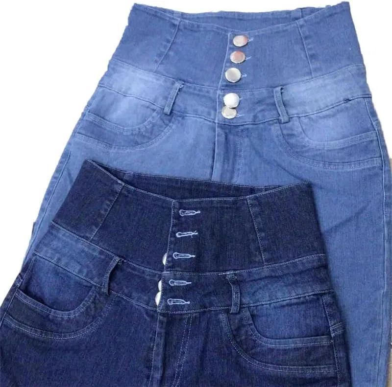 Женские джинсы-скинни Andongnywell Stretch Comfort с высокой талией, эффектом подтяжки ягодиц, эластичные, облегающие — фото 4