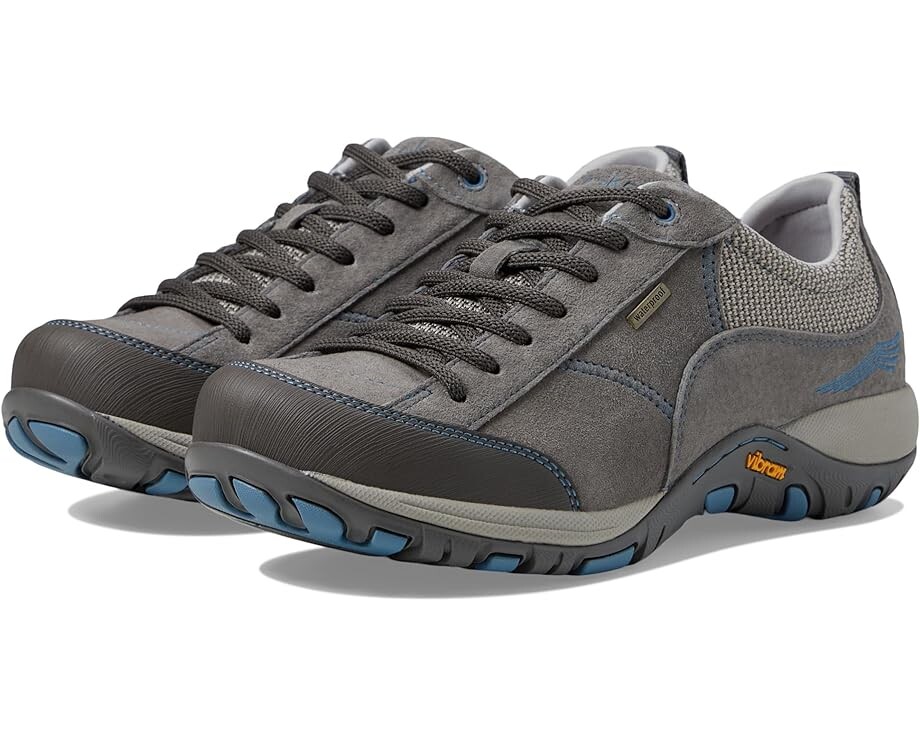 

Кроссовки Dansko Paisley, цвет Grey/Blue Suede Waterproof