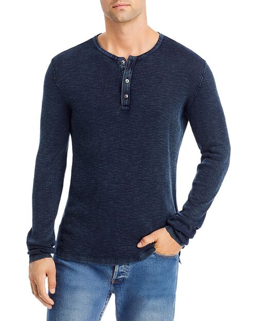 

Мемфис Ваффл Хенли John Varvatos, цвет Blue