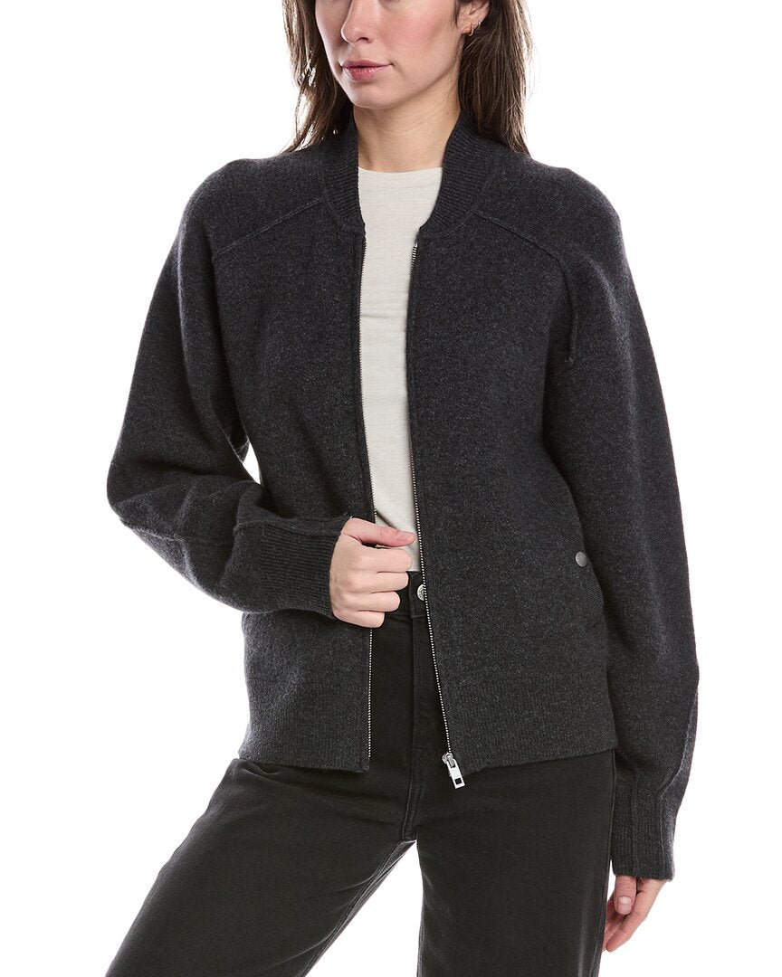 

Куртка-бомбер из смеси шерсти и шерсти от rag & bone Bridget, серый