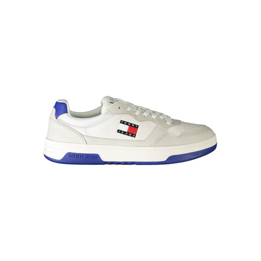 

Белые кожаные мужские кроссовки Tommy Hilfiger