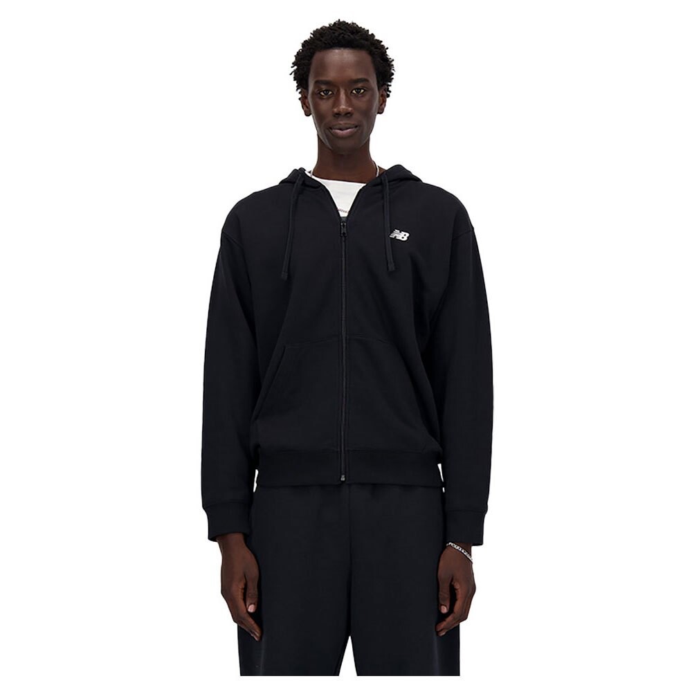 

Толстовка New Balance Sport Essentials Logo French Terry Full Zip, черный