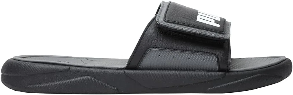 Шлепанцы PUMA Royalcat Comfort 2, унисекс, мужские и женские, для купания, белый/черный — фото 3