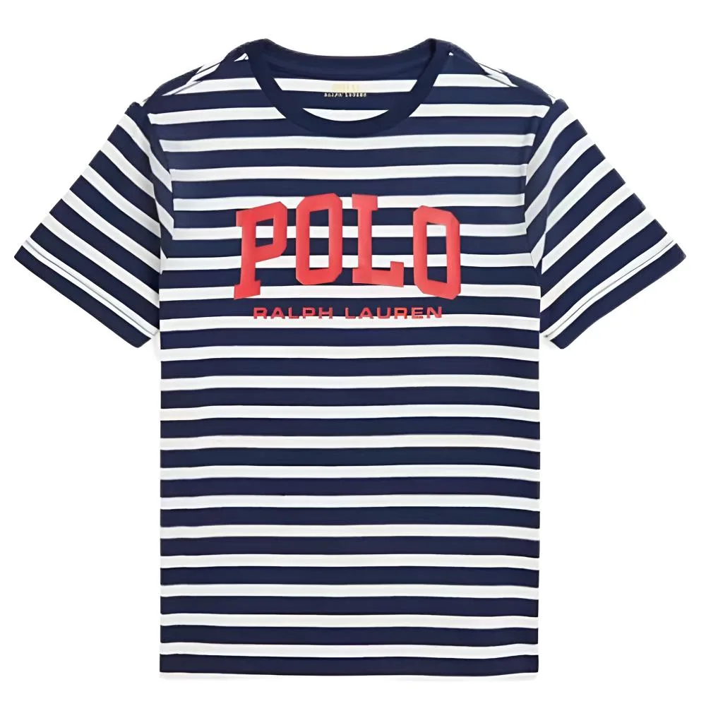 Polo Ralph Lauren Футболка SS25 Marine Blue детская — фото 3