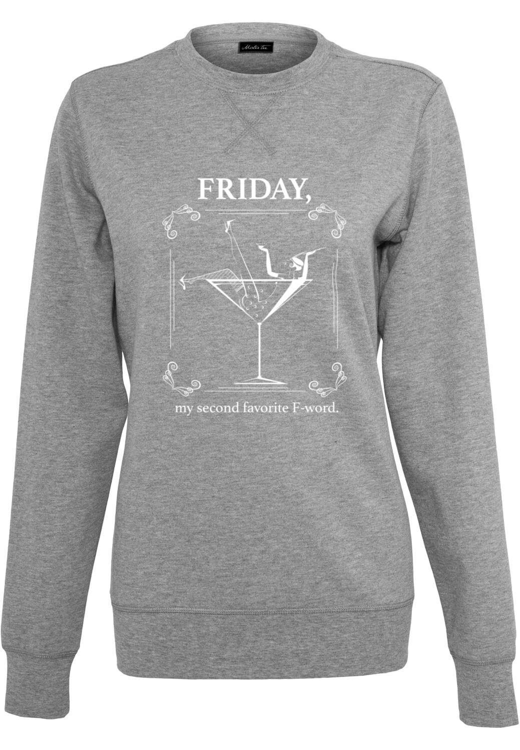 

Толстовка Mister Tee Sweater, серый
