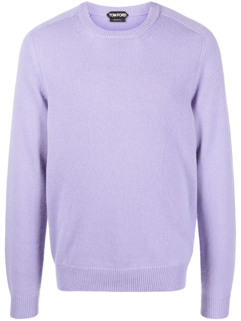 

Кашемировый джемпер с круглым вырезом TOM FORD, фиолетовый