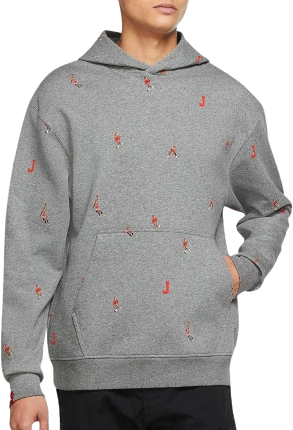 Худи Jordan Essentials из флиса с принтом по всей поверхности