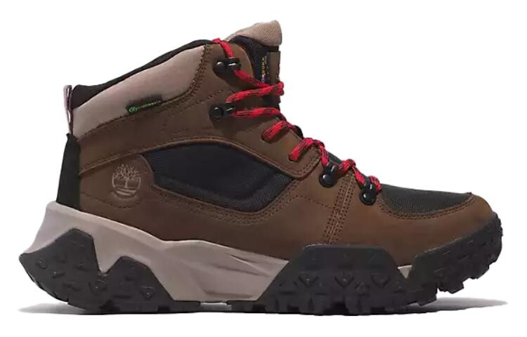 Мужские уличные ботинки Timberland треккинговые спортивные, коричневый/черный — фото 2