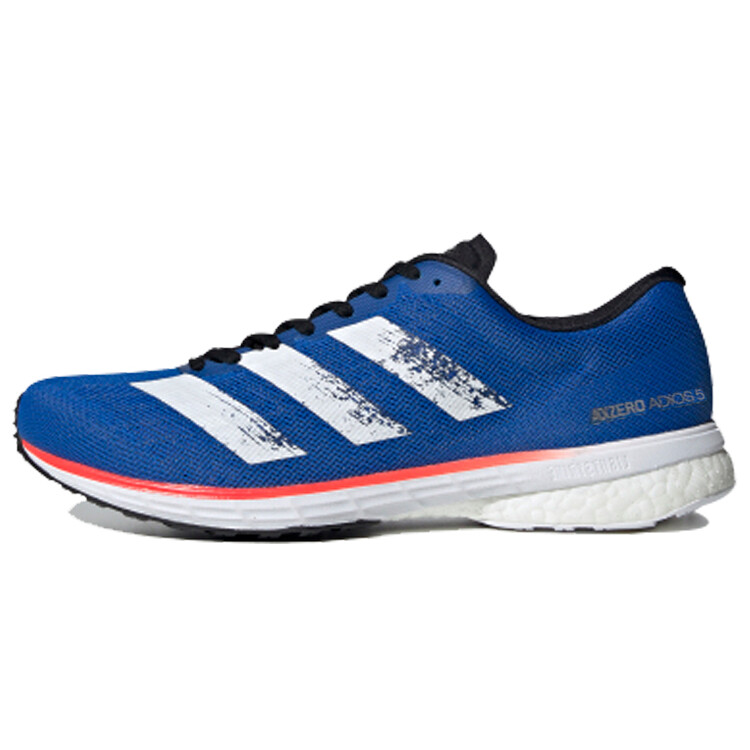 

Кроссовки Adizero Adios 5 мужские низкие синие/белые Adidas