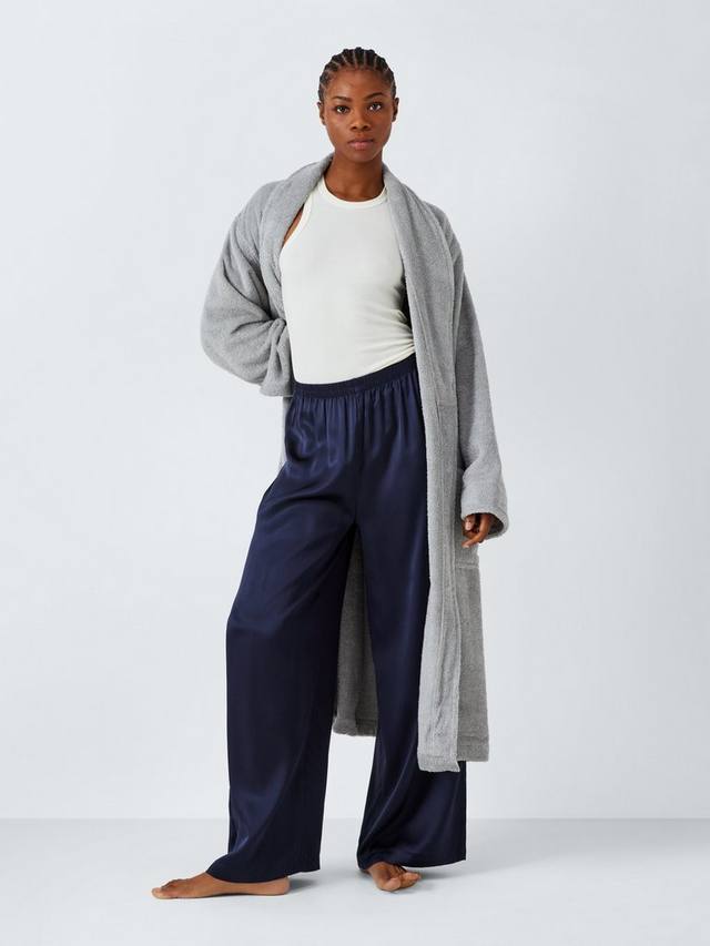 

Египетский хлопковый унисекс банный халат John Lewis, Dove Grey