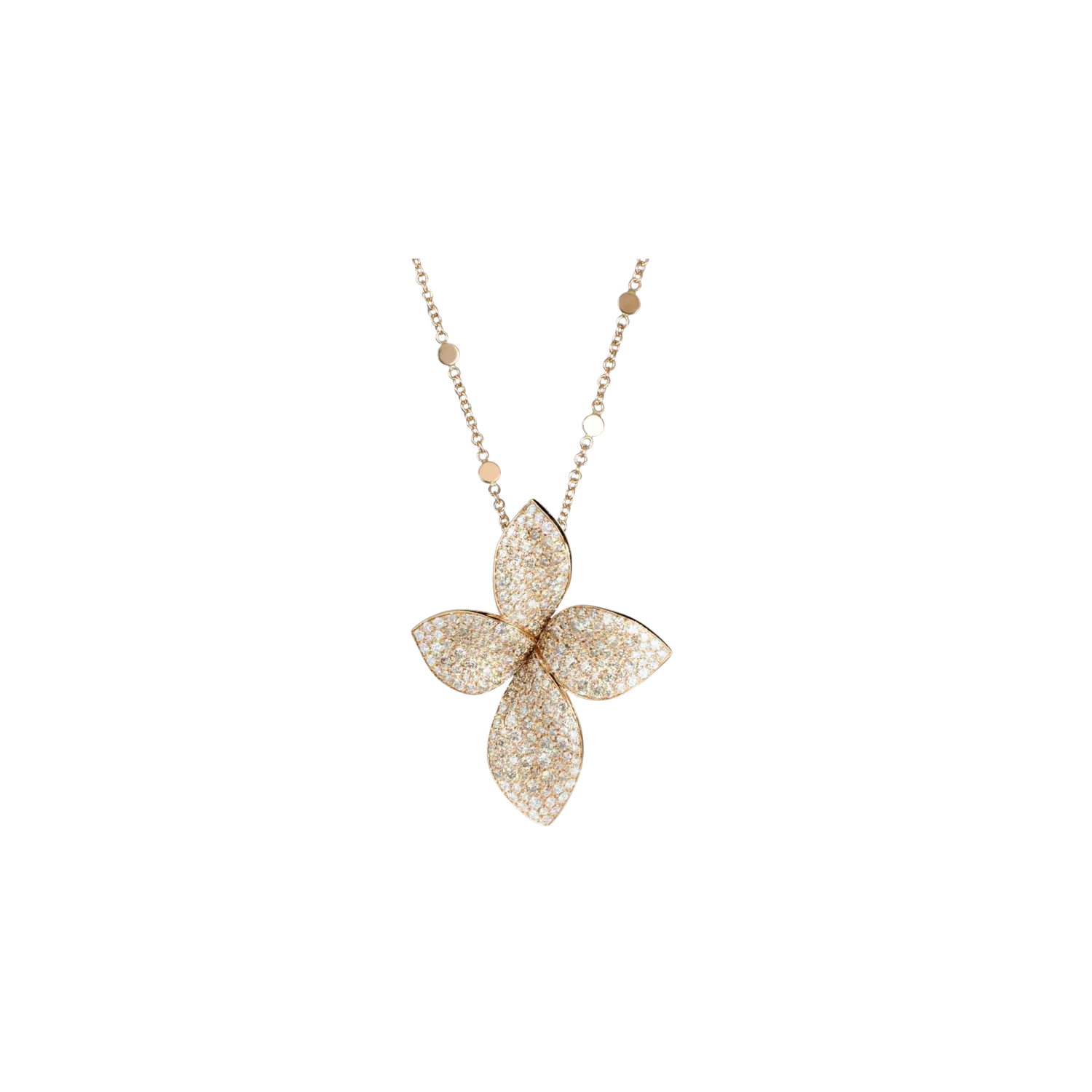 

Колье Pasquale Bruni Secret gardens из розового золота с белыми бриллиантами и бриллиантами цвета шампанского