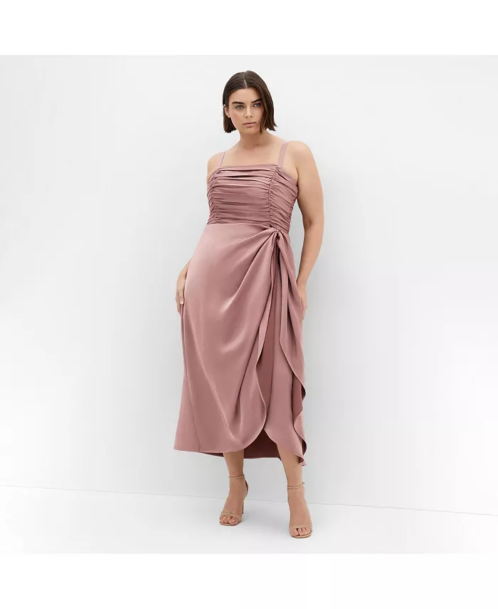 

Платье Ania больших размеров CITY CHIC, розовый