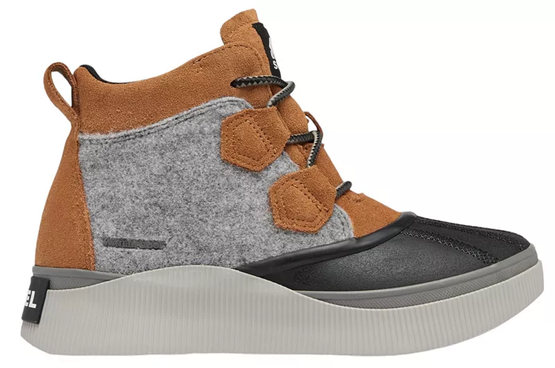 Женские ботинки Sorel Out N About IV WP на толстой подошве, коричневый/серый