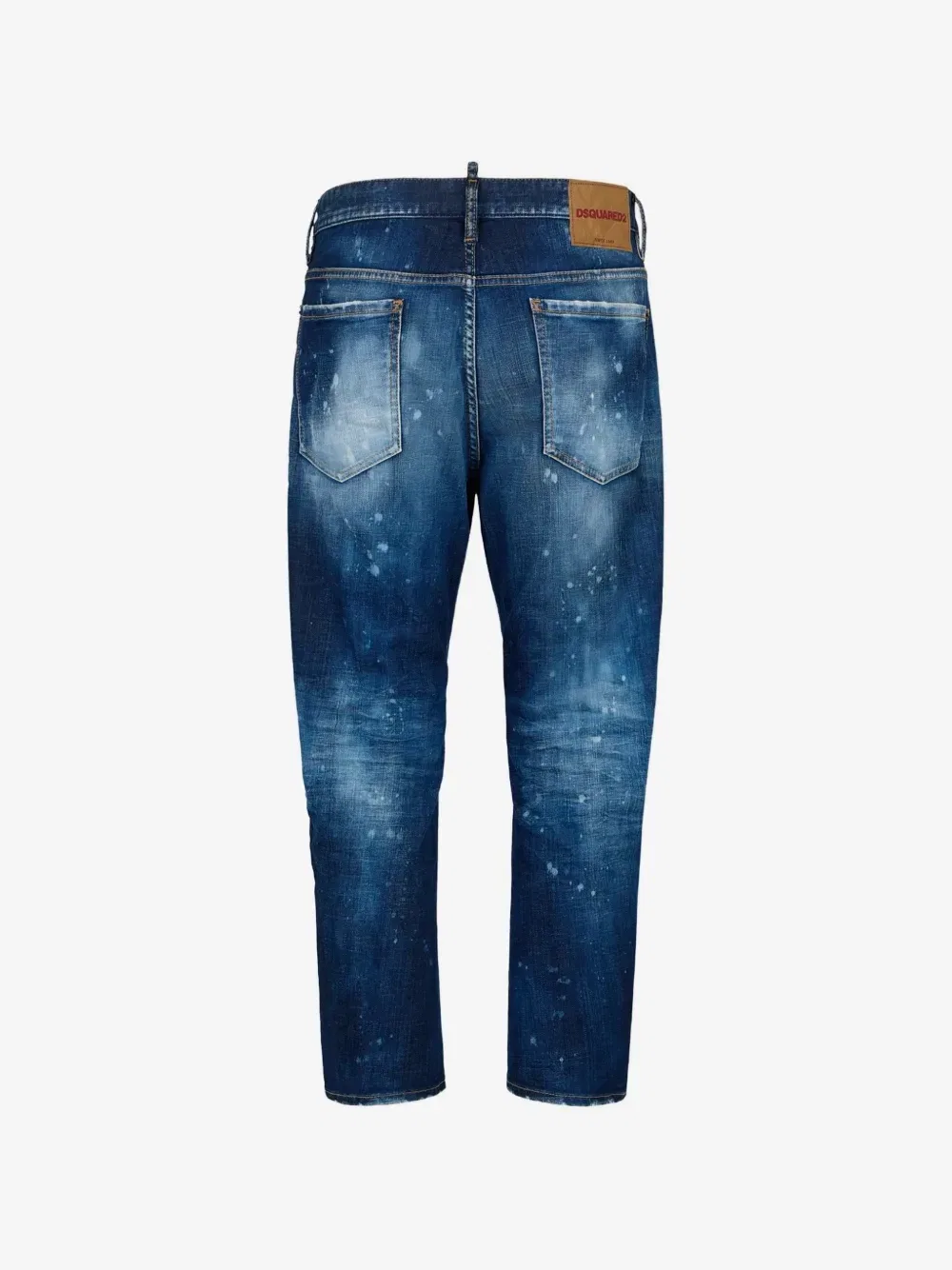 Джинсы Skiers Medium Cloudy Bro с эффектом краски DSQUARED2, синий — фото 2