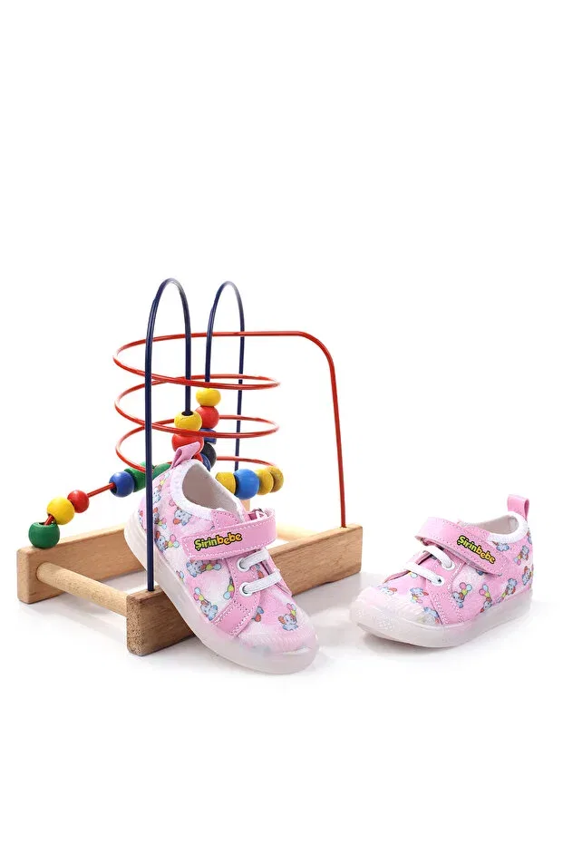 Детские туфли для девочек с ортопедической стелькой Şirin Bebe, Pink