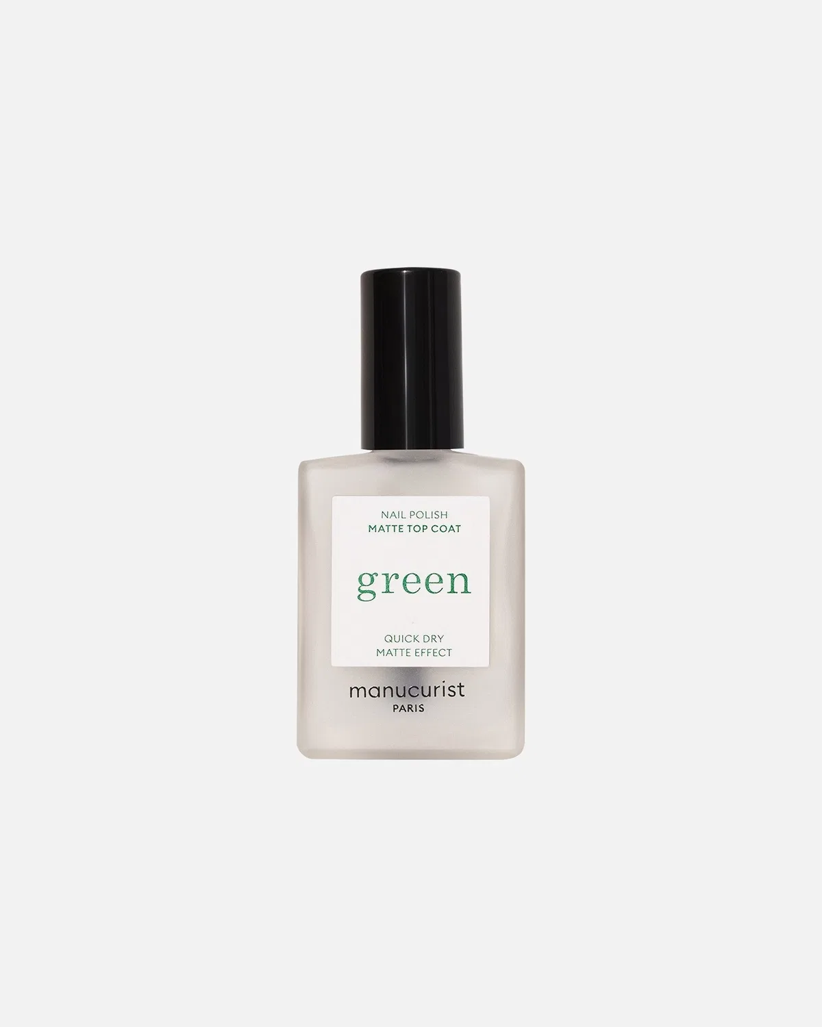 Верхнее покрытие, зеленое матовое Manucurist, 15 Ml