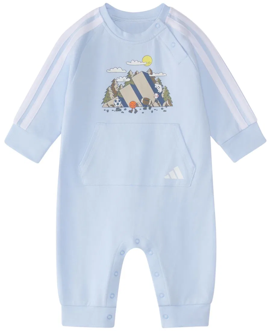Комбинезон с длинным рукавом 3S Mountain adidas, Light Blue