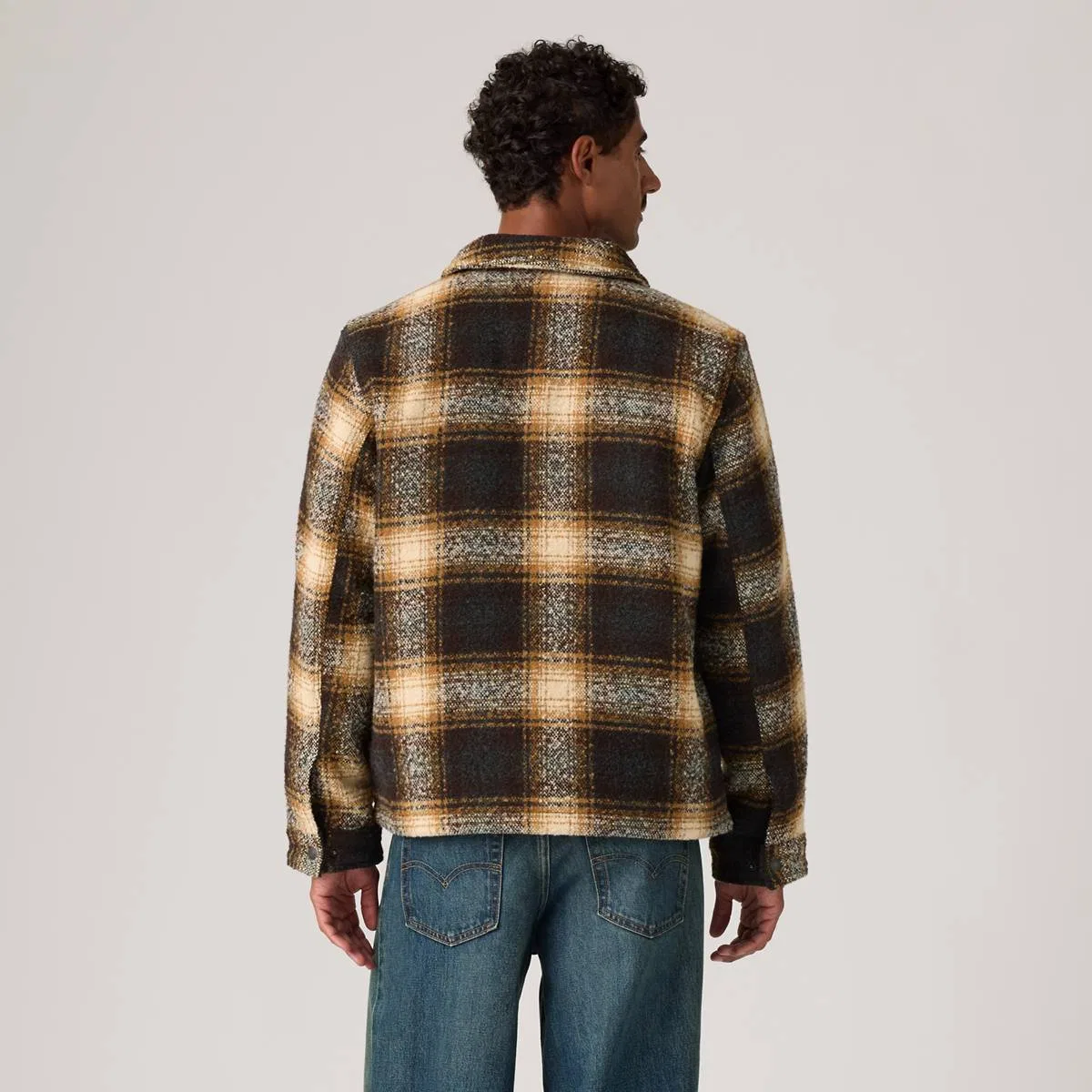 Куртка-Бомбер из шерстяной смеси Levi's, Calista Plaid - Multi-Color — фото 4