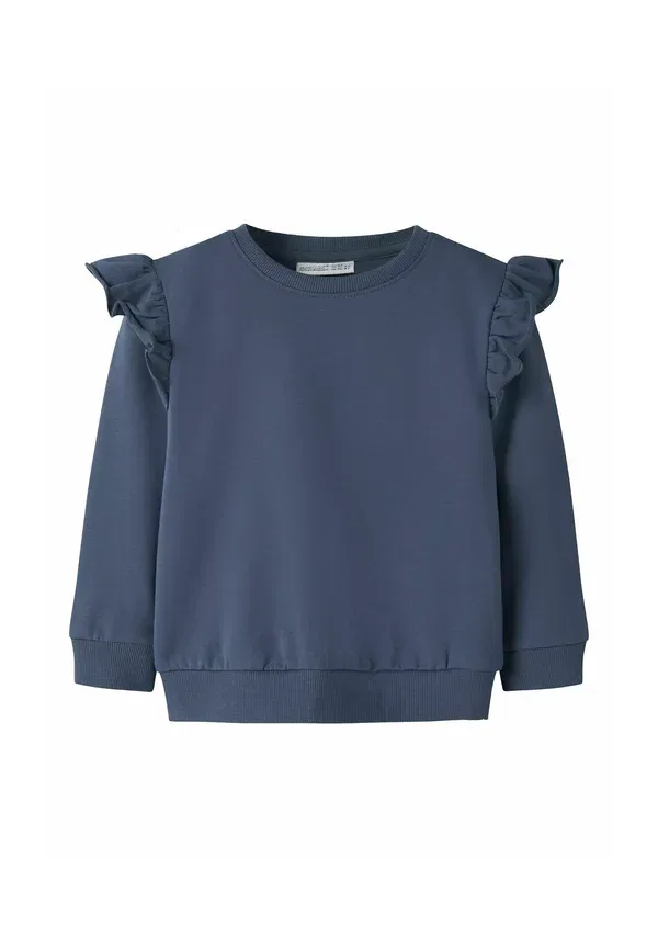 Свитшот из хлопка с эластаном Name It, Vintage Indigo, индиго