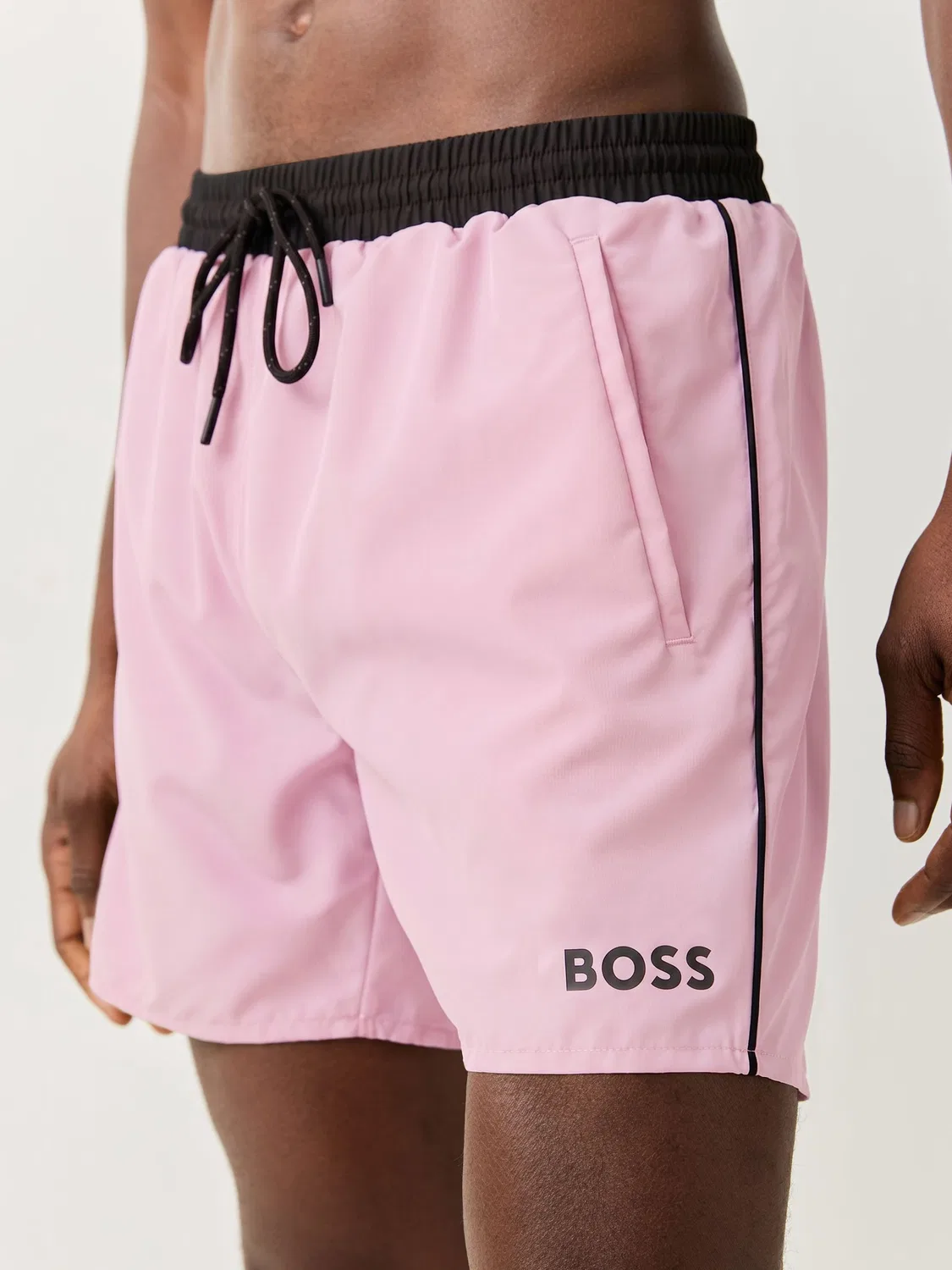 Розовые быстросохнущие шорты для плавания BOSS Starfish