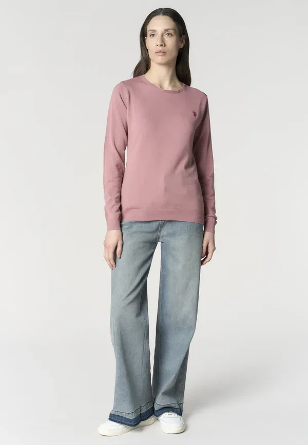 Джемпер дышащий Jumper U.S. Polo Assn., Rosa, розовый — фото 2