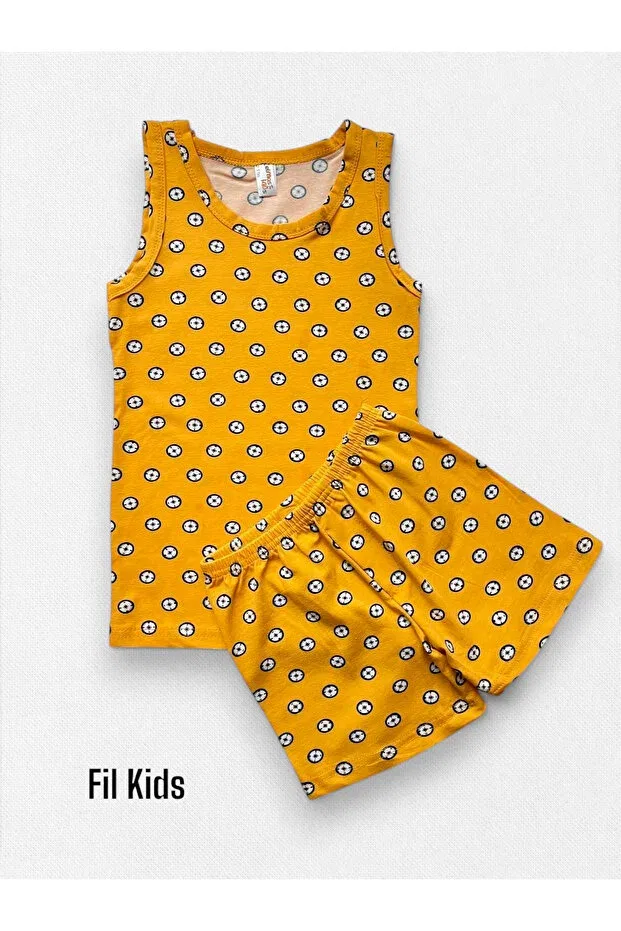 Детский комплект боксеров для мальчиков с принтом Elmas Kids, Sarı