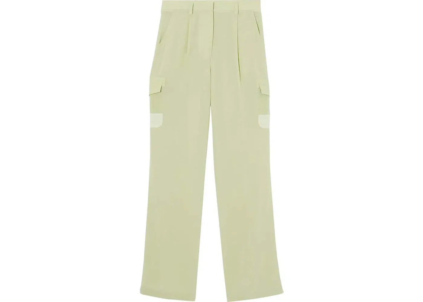 Женские брюки из шелка Burberry Trousers, Mist Green