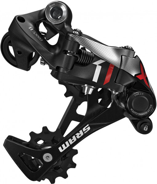 

Задний переключатель SRAM X01 Тип 2.1, черно-красный
