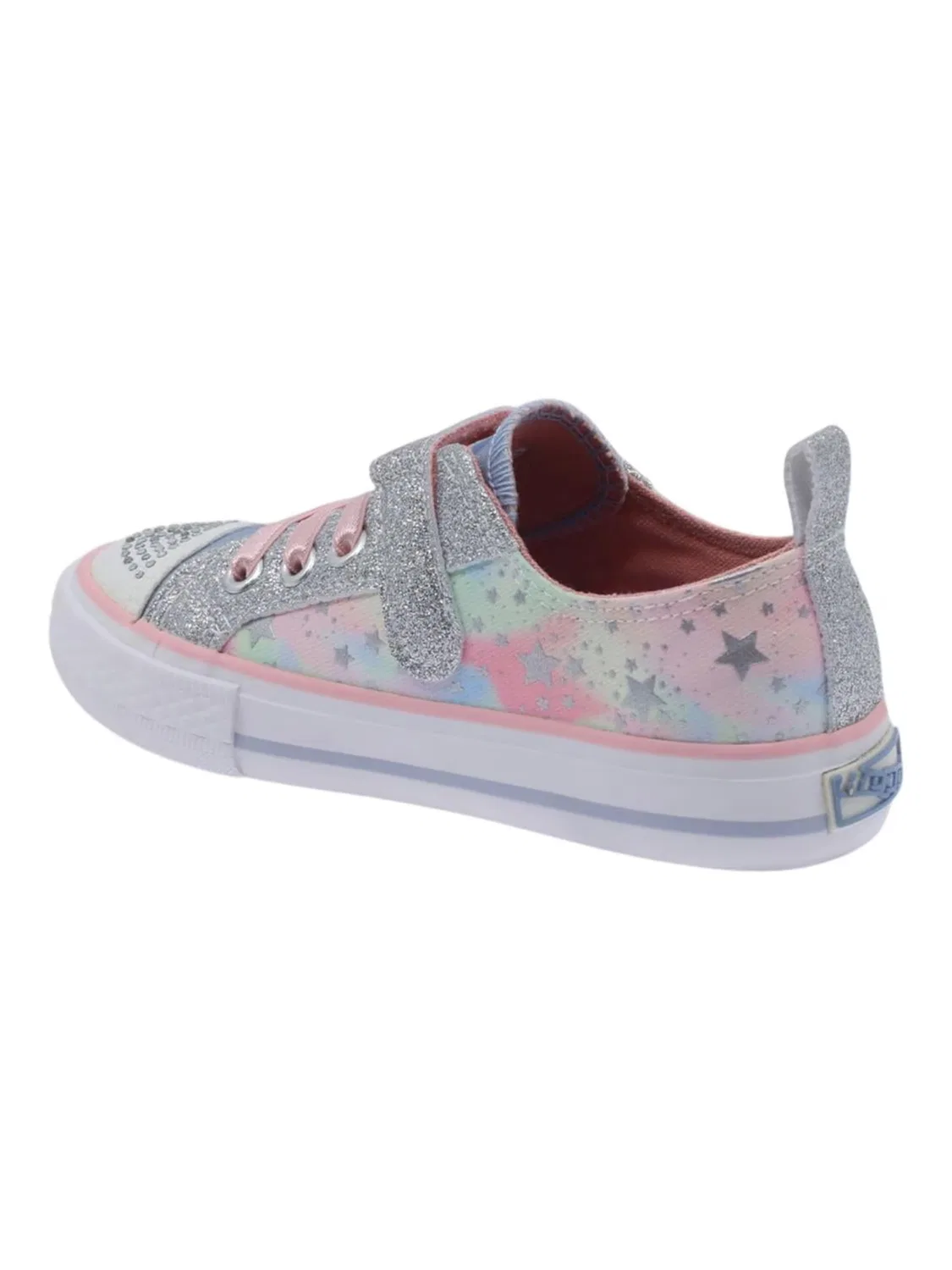Кроссовки Beppi Canvas Shoe серебристого цвета — фото 2