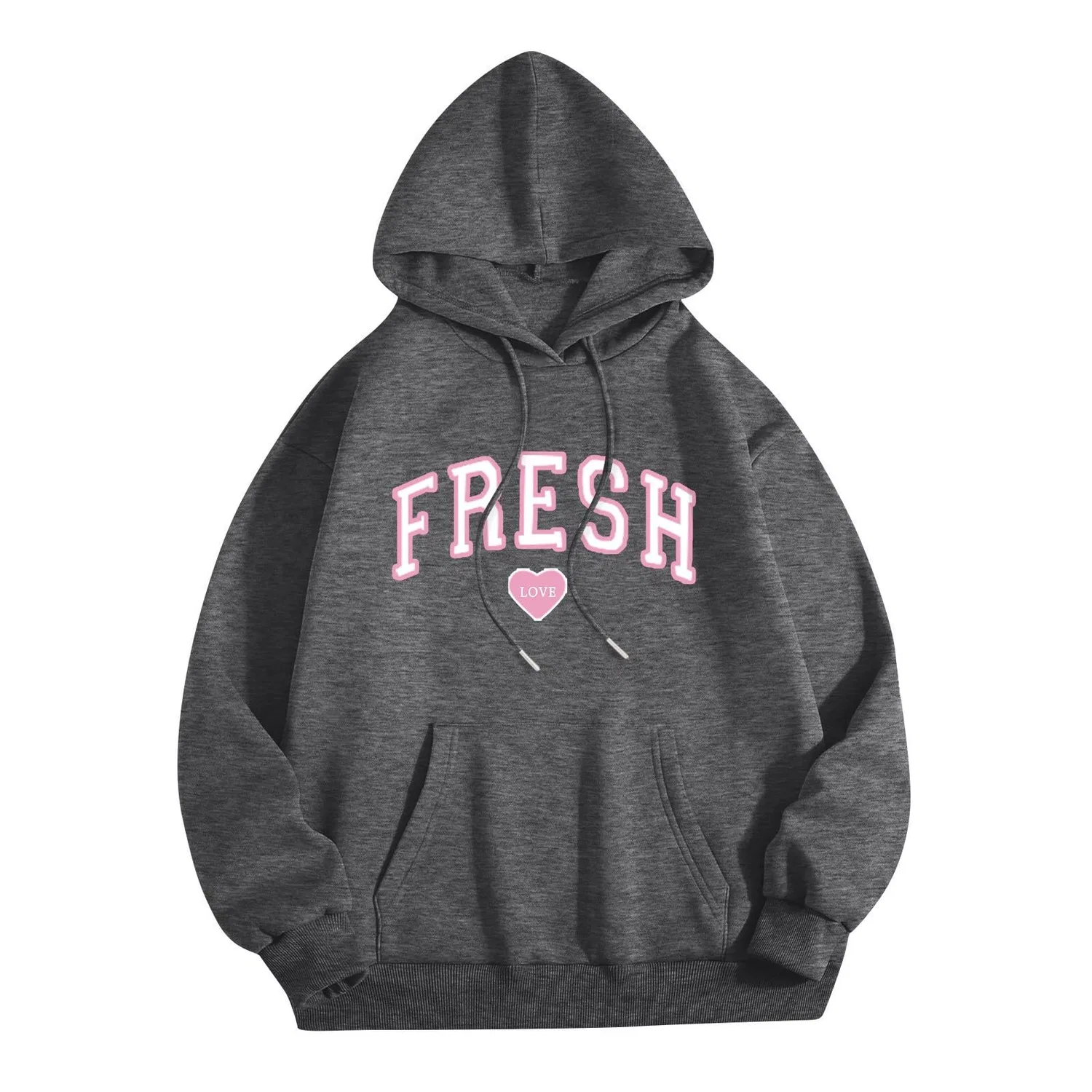 Женский худи с принтом Fresh Love Sturniolo, Grey