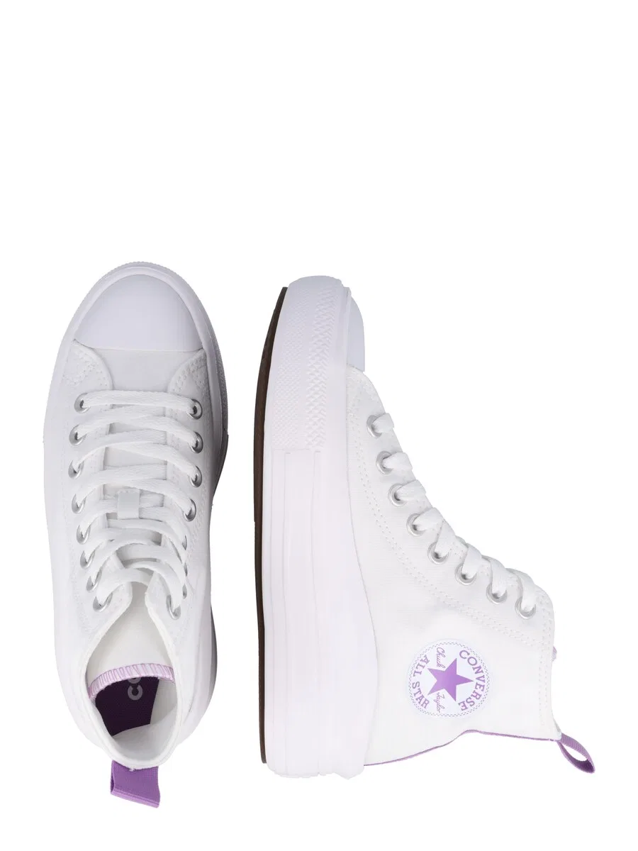 Кроссовки CONVERSE 'CHUCK TAYLOR ALL STAR MOVE PLATFORM' белого цвета — фото 2