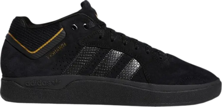 

Кроссовки Adidas Tyshawn 'Core Black Gold', черный