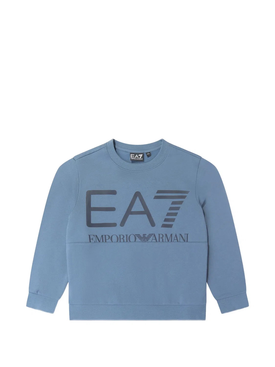 Emporio Armani Детский свитшот с логотипом, синий