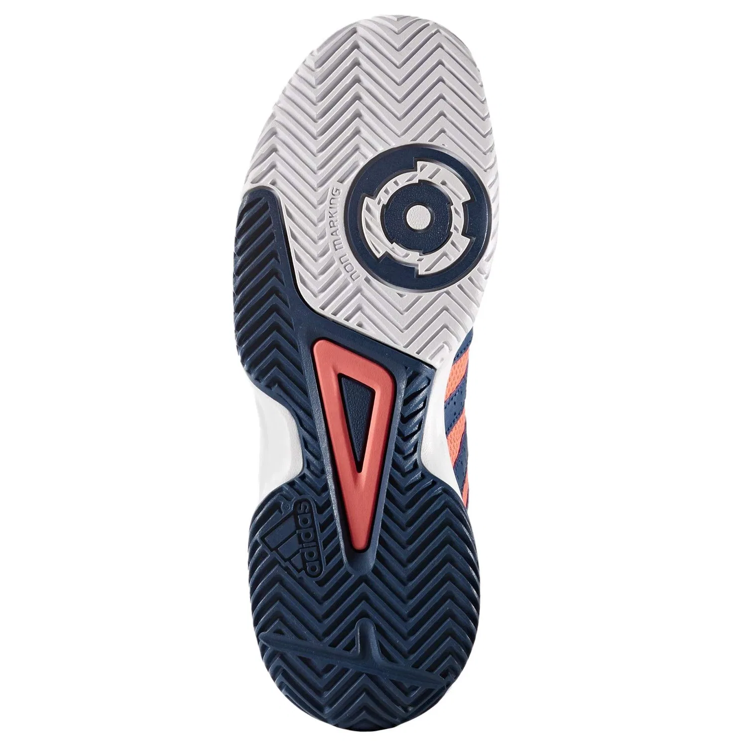Детские кроссовки для мальчиков с шнуровкой Barricade Club XJ Adidas, Multicolor — фото 3