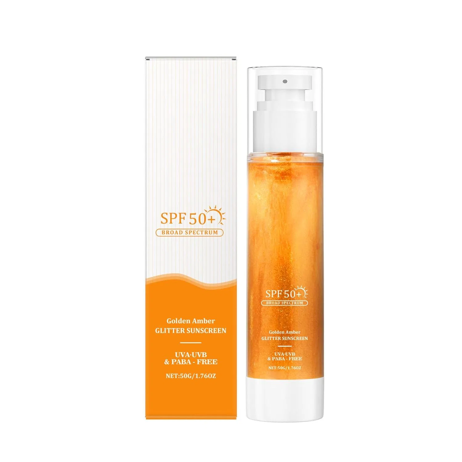 Generisch Спрей для тела с SPF Golden Amber Sun Shield Body Glow Sun Protection