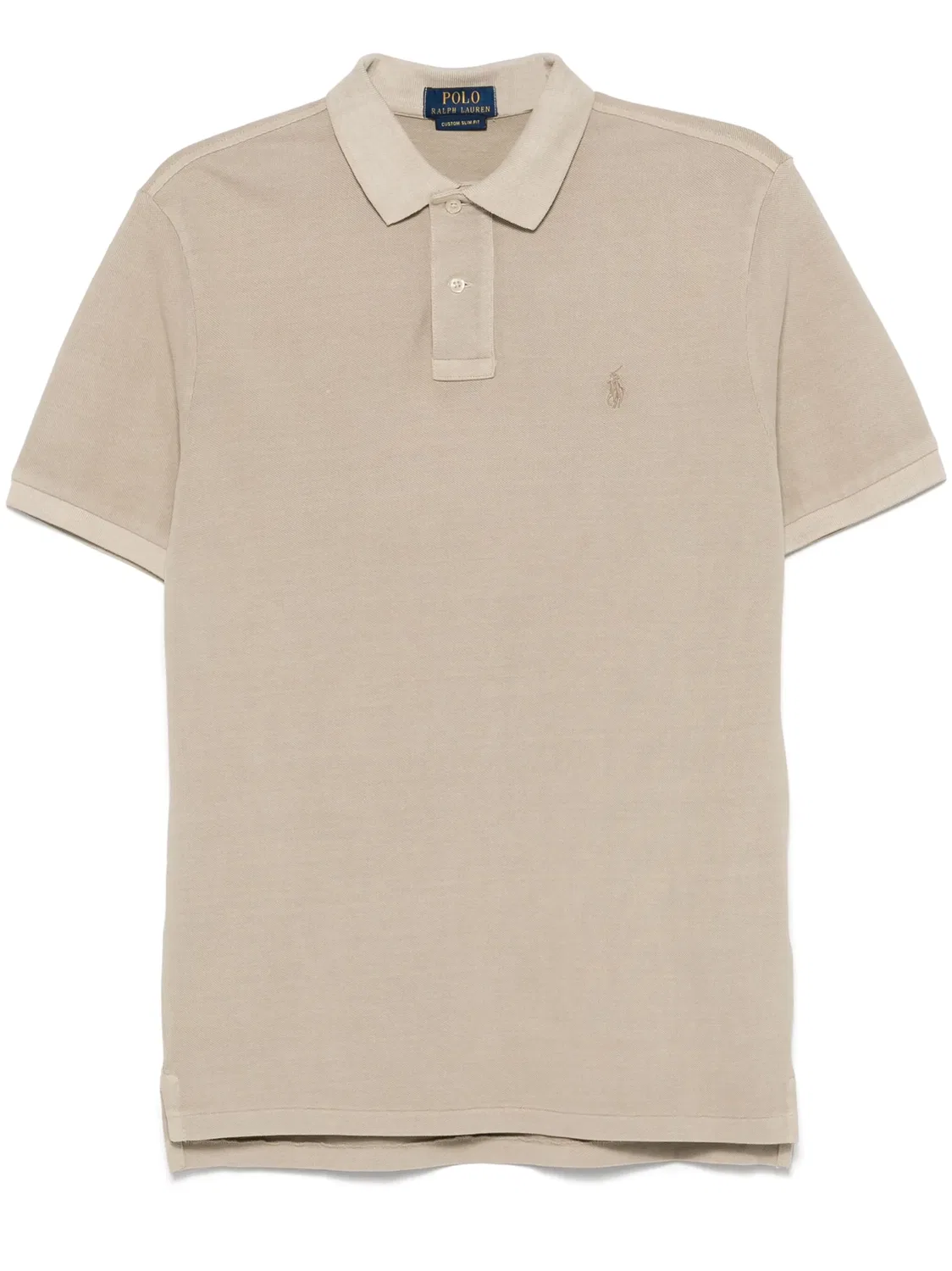 Поло с вышивкой пони Polo Ralph Lauren, нейтральный