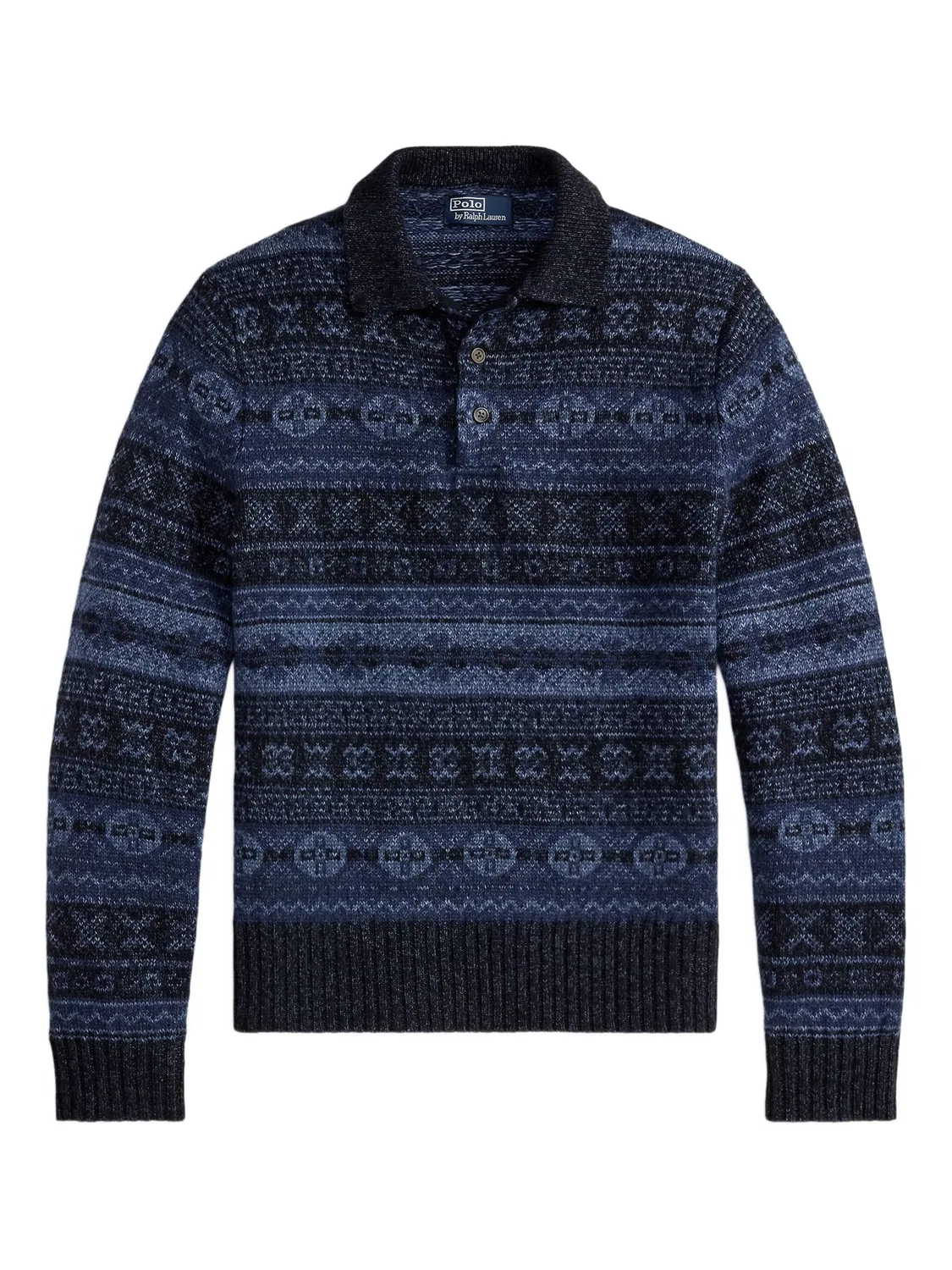 Polo Ralph Lauren Свитер с воротником, синий