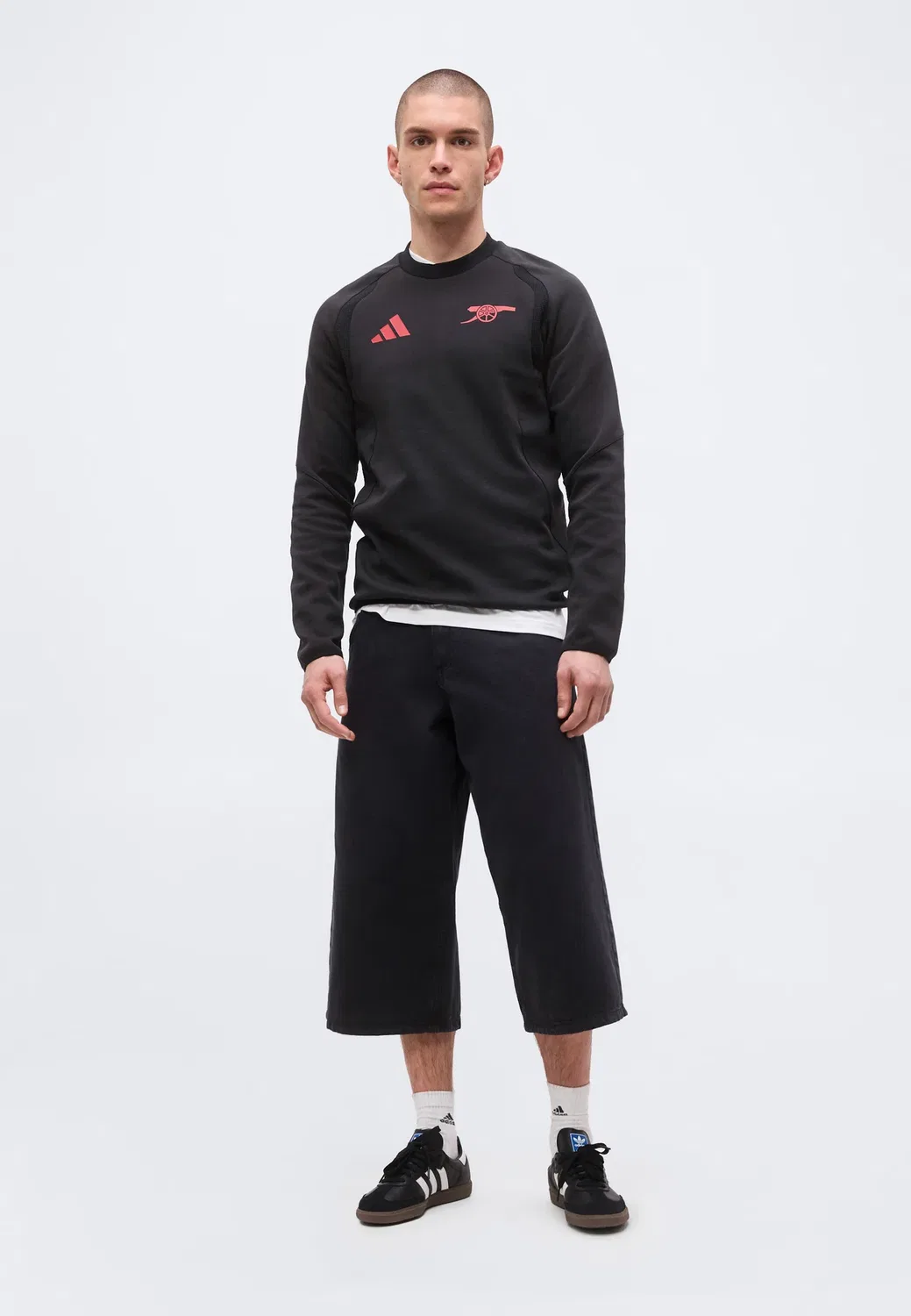 Клубная форма Arsenal FC Tiro Travel Crew Adidas Performance, Black — фото 2