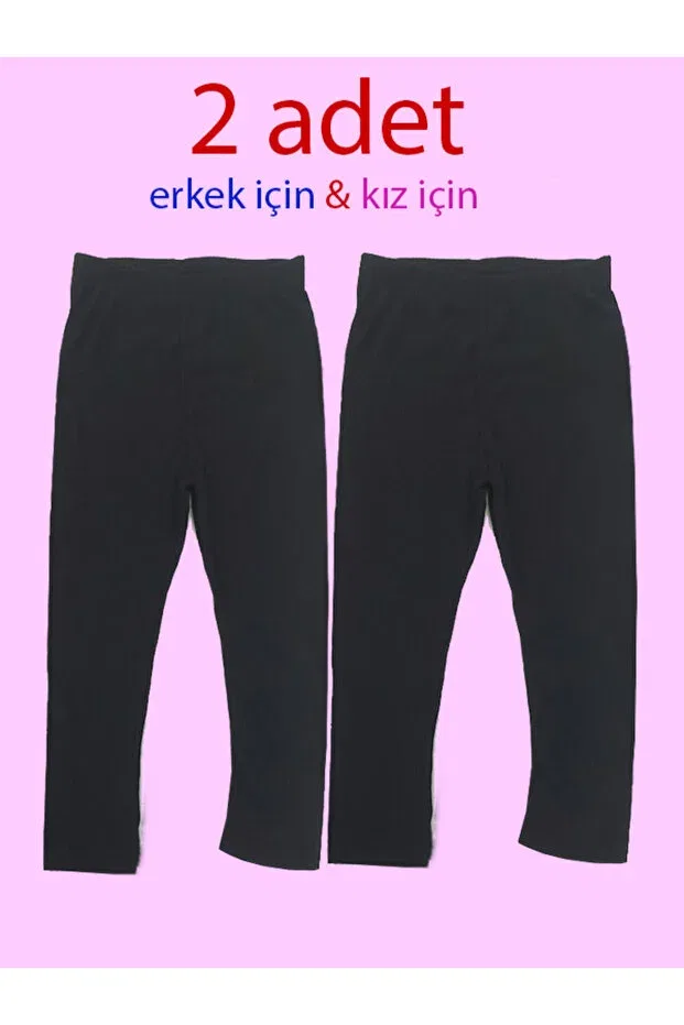 Детские леггинсы для девочек с принтом Aşar Moda Tekstil, Black