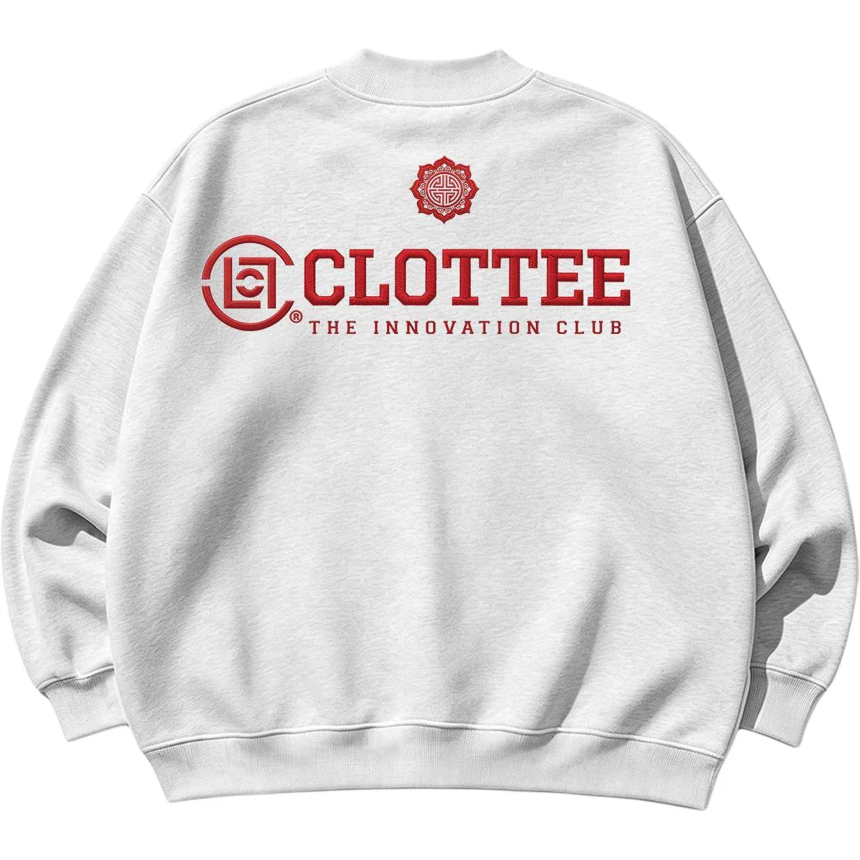 Детская толстовка с полуводолазкой Moderate, CLOT, White Heather Gray