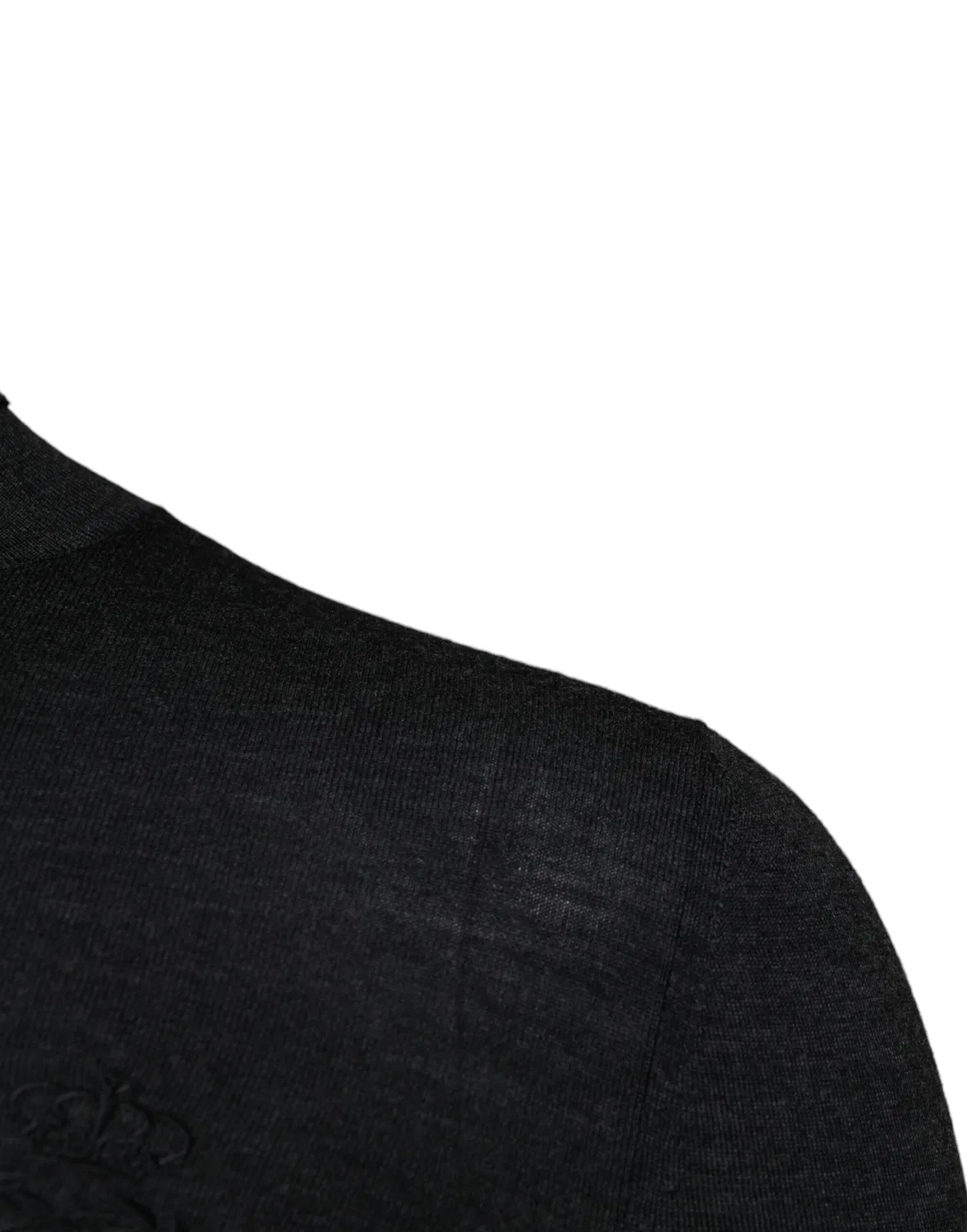 Мужской пуловер с высоким воротом из шерсти Turtleneck Dolce & Gabbana, Black — фото 3