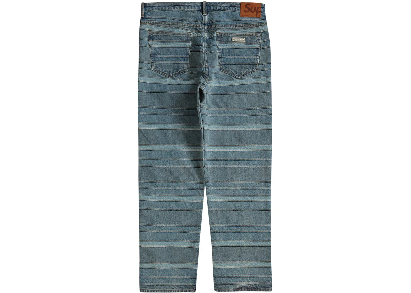 Мужские джинсы с наслоением Supreme Jean, Washed Blue — фото 2