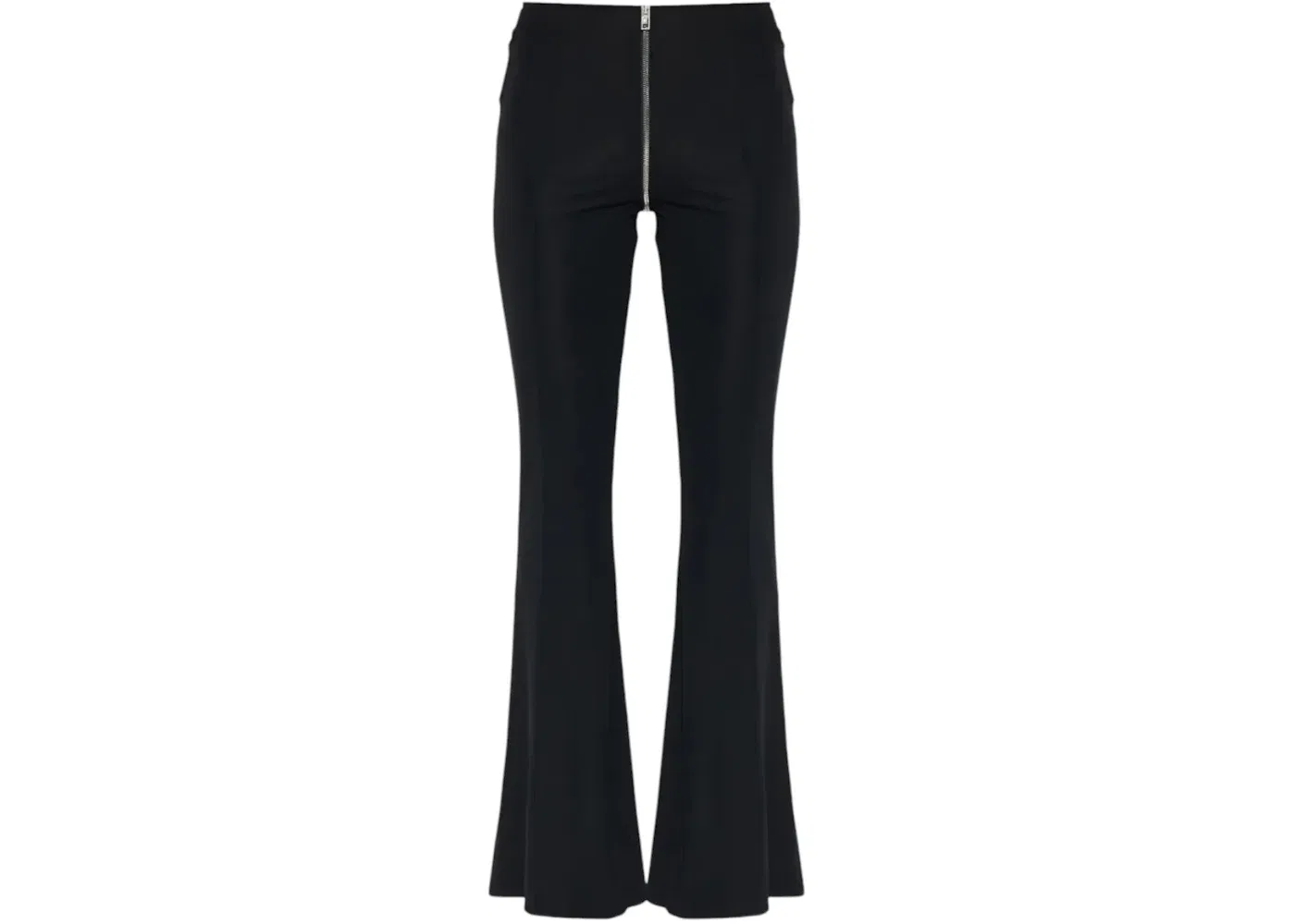 Женские брюки с завышенной талией и молнией Alexander Wang, Black