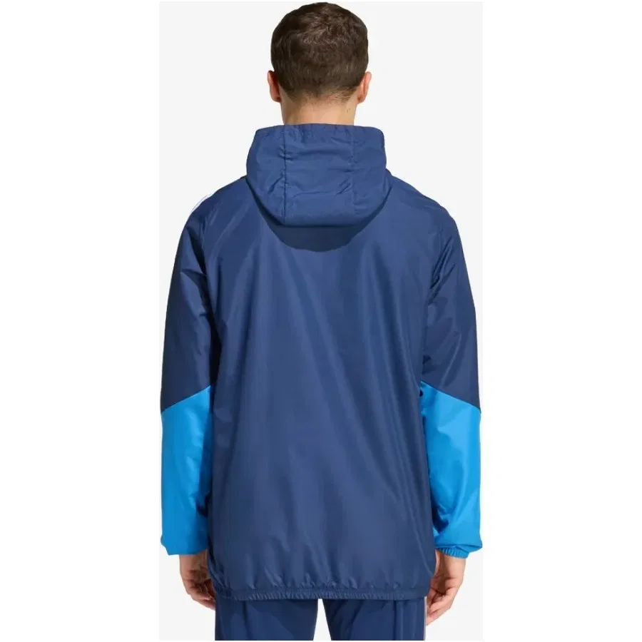 Мужской дождевик с капюшоном Tiro 26 Competition All Weather Jacket adidas, Синий — фото 4