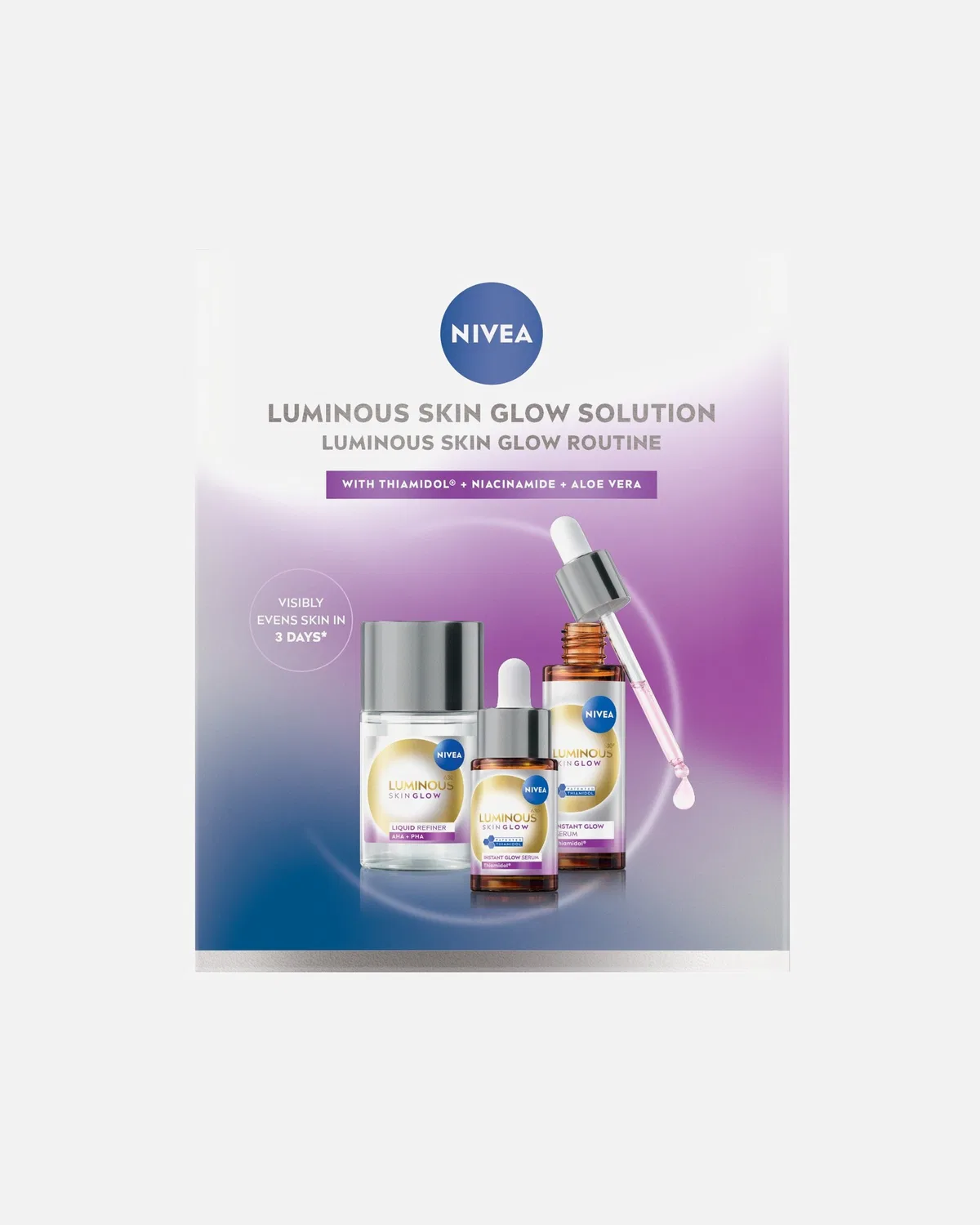 Набор для ухода за лицом Luminous 630 для сияния кожи Nivea, 1 Stück — фото 2